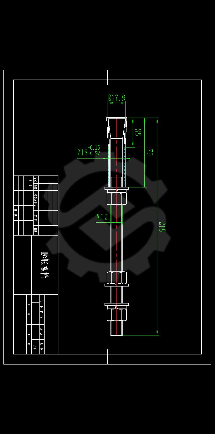 膨胀螺栓m12×215